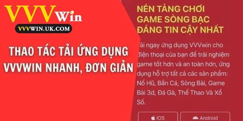 Tải app Vvvwin dễ dàng và nhanh chóng